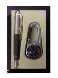 PEN  AND COMPASS SET PINK