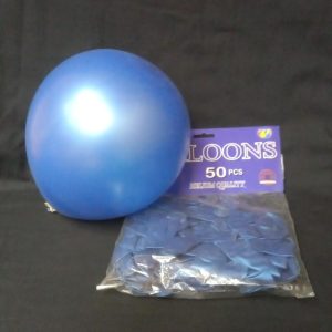 BALLOONS BLUE 50PCS LATEX