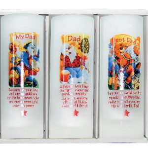 GLASSES TALL TUMBLES DAD 3 PCS