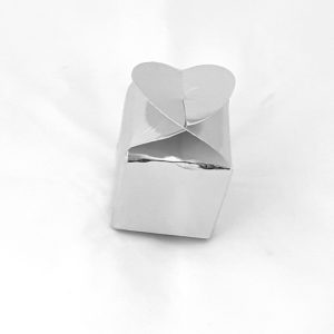 HEART SQAURE BOXES 4X4X4CM 6PCS