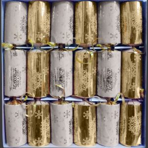 CHRISTMAS CRACERS GLOD/CR. 6PCS