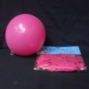 BALLOONS C/PINK 50PCS IN PACK