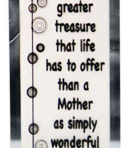 PLAQUE MIRROR  MOM 18X6CM