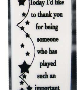 PLAQUE MIRROR WONDERFUL MOM 18X6CM