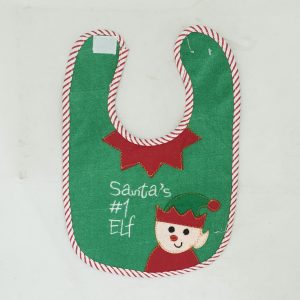 CHRISTMAS BIB RED OR GREEN