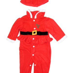 FLEECE SANTA SUIT FOR BABY