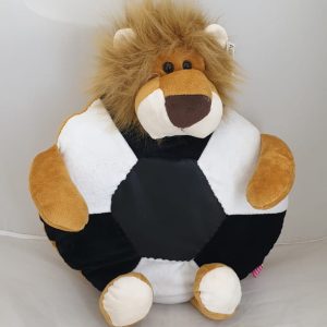 PLUSH SOCCER LION