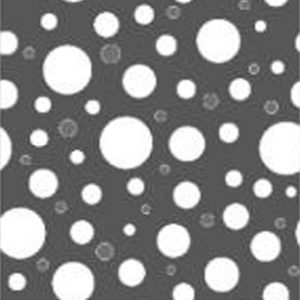 GIFTWRAP 100MT GREY WITH WHITE DOTS