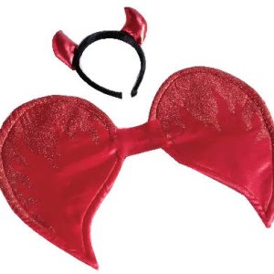 DEVIL WING& HEADBAND  2PCS