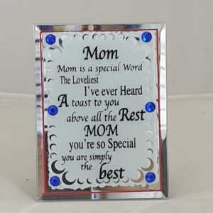 PLAQUE MIRROR MOM 10X7.5CM