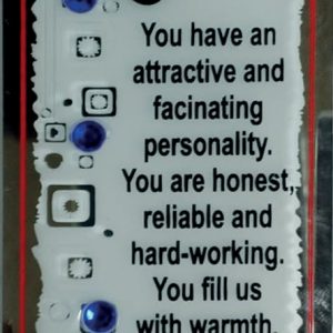 PLAQUE MIRROR DEAR HUSBAND 17X6CM