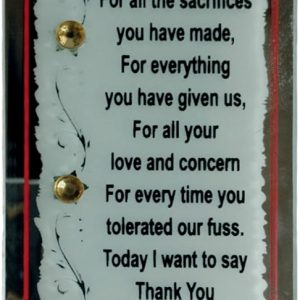 PLAQUE MIRROR MY DAD 17X6CM