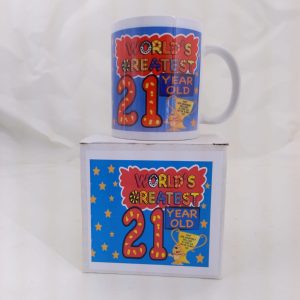 MUG W/GREATEST 21ST MUG