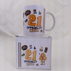 MUG  21ST MUG  (21 OFFICIALLY LEGAL )