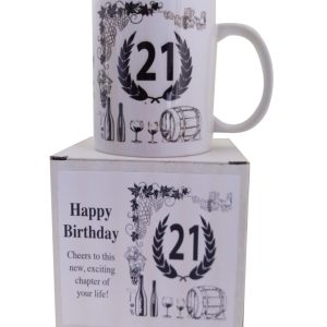 MUG 21ST MUG 21 H/B/DAY BK/WT