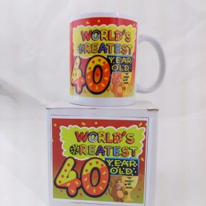 MUG W/GREATEST 40TH MUG
