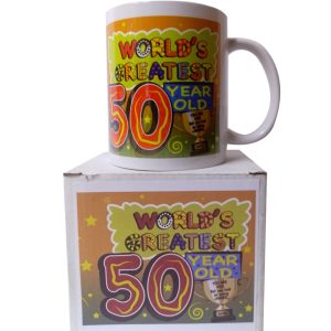 MUG W/GREATEST 50TH MUG