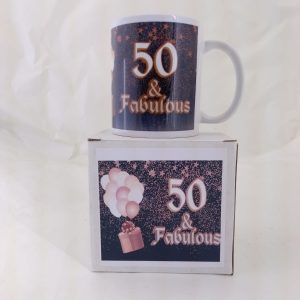 MUG 50TH MUG 50 & FABULOUS