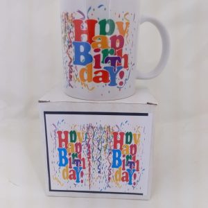 MUG HAPPY BIRTHDAY PARTY FRILLS MUG