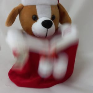 DOG CHRISTMAS (MOVING) BATTERY OPP.
