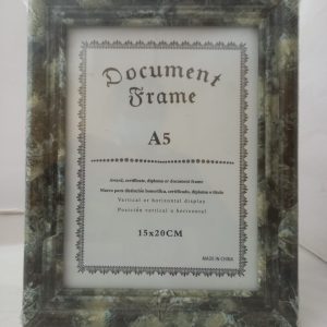 FRAME WOODEN A5 19X14CM MIX COLOUR