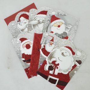 CARDS CHRISTMAS BLANK ASS. GREETING  6`S
