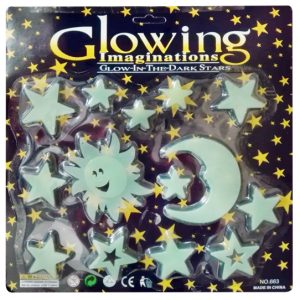GLOW IN THE DARK MOON & STARS