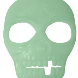 GLOW IN THE DARK SKULL 21X16CM