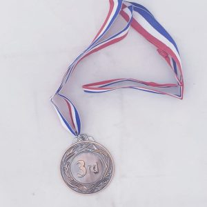 MEDAL 3RD BRONZE 6.3CM DIAMETER