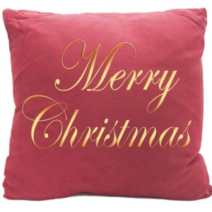 PILLOW CHRISTMAS/MERRY CHISTMAS 43X43CM