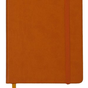 NOTE BOOK A5 WITH ELASTIC/PU COVER ORANG