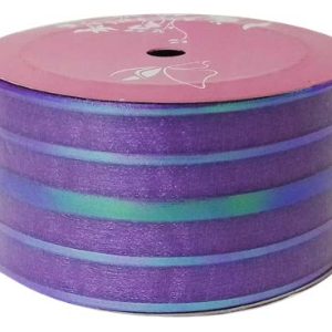 ORGANZA RIBBON PURPLE 5CMX10MTR