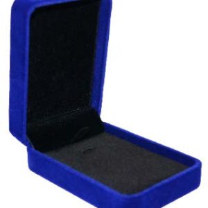 BOX VELVET PENDANT/EAR RING R/B10X7X4 CM