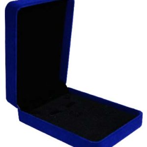 BOX VELVET SET BOX R/BLUE 16.5X11.5 CM