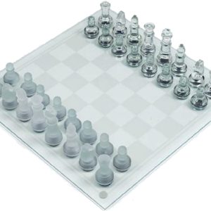 GAME GLASS CHESS LRG.  35X35CM