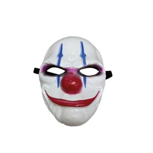 HALLOWEEN MUSK CLOWN WHITE 24X19CM