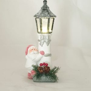 CHRISTMAS LANTERN W/LIGHT 9.7X8.5X23.2CM
