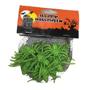 HALLOWEEN GREEN SPIDERS PACK