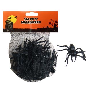 HALLOWEEN BLACK SPIDERS PACK