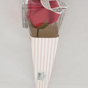 SOAP ROSE SINGLE IN PVC TUBE 30CM