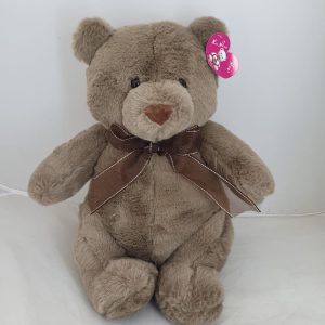 TEDDY BROWN W/BOW  34CM