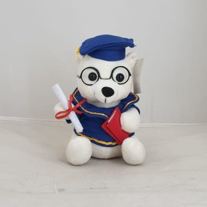 TEDDY BLUE/WHITE GRADUATION 15CM