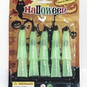 HALLOWEEN WITCH FINGERS BLACK 10`S