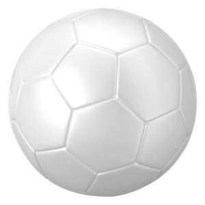 NO 5 SOCCER BALL WHITE