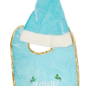 XMAS HAT & BIP BLUE/WHITE