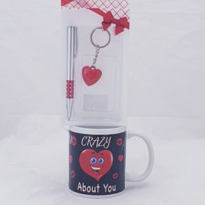 PEN & K/RING SET ON 11OZ MUG