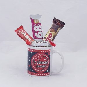 ASST. CHOCOLATES ON 11OZ MUG