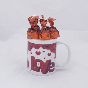 5 CHOC`S ON 11OZ MUG