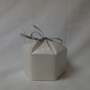 WEDDING BOX IVORY 6`S 7X5X7CM