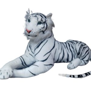 PLUSH WHITE TIGER 105CM